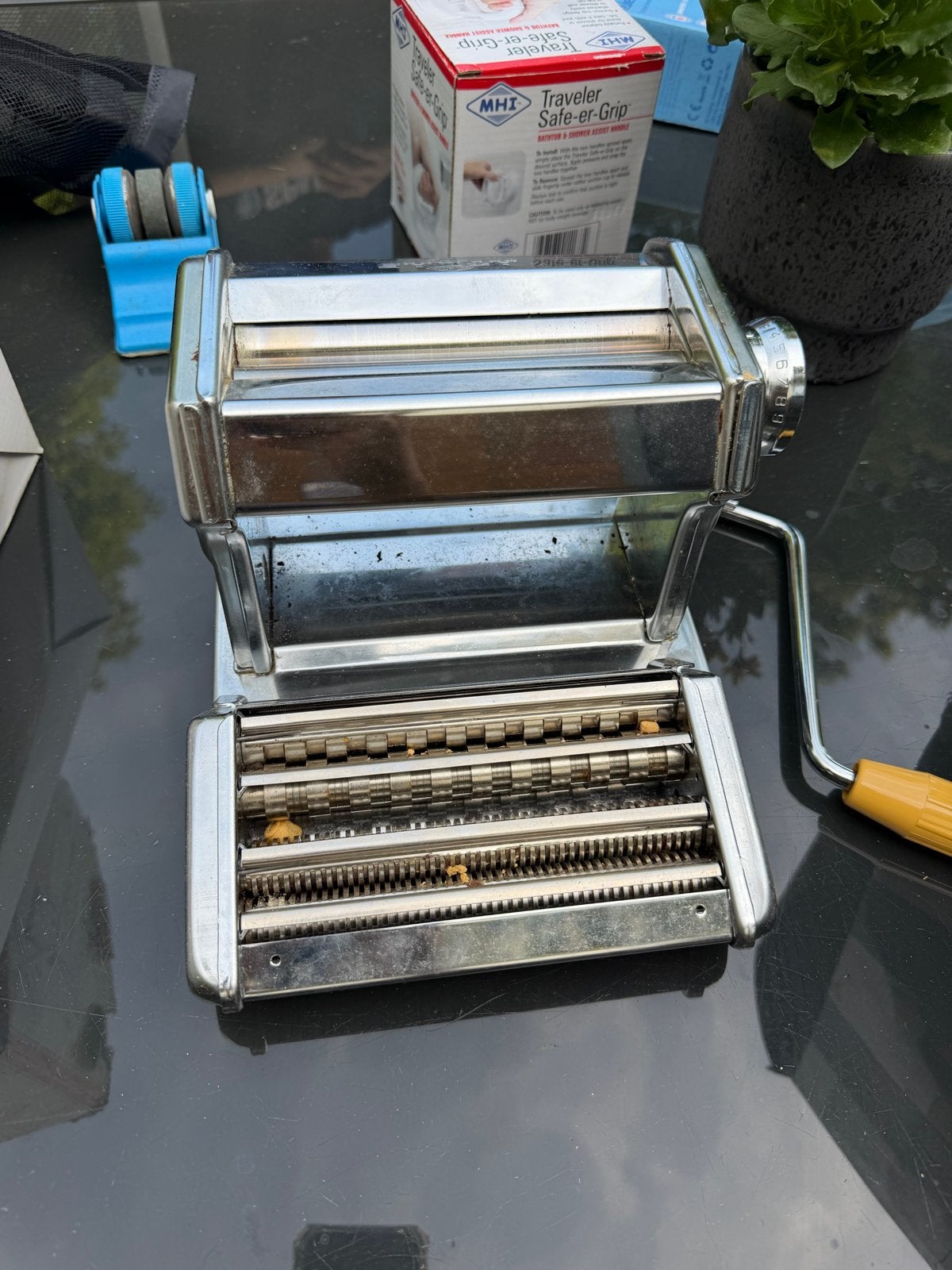 Marcato Atlas 150 Pastamachine - Zilver, Huis en Inrichting, Keuken | Keukenbenodigdheden, Gebruikt, Zilver, Ophalen of Verzenden