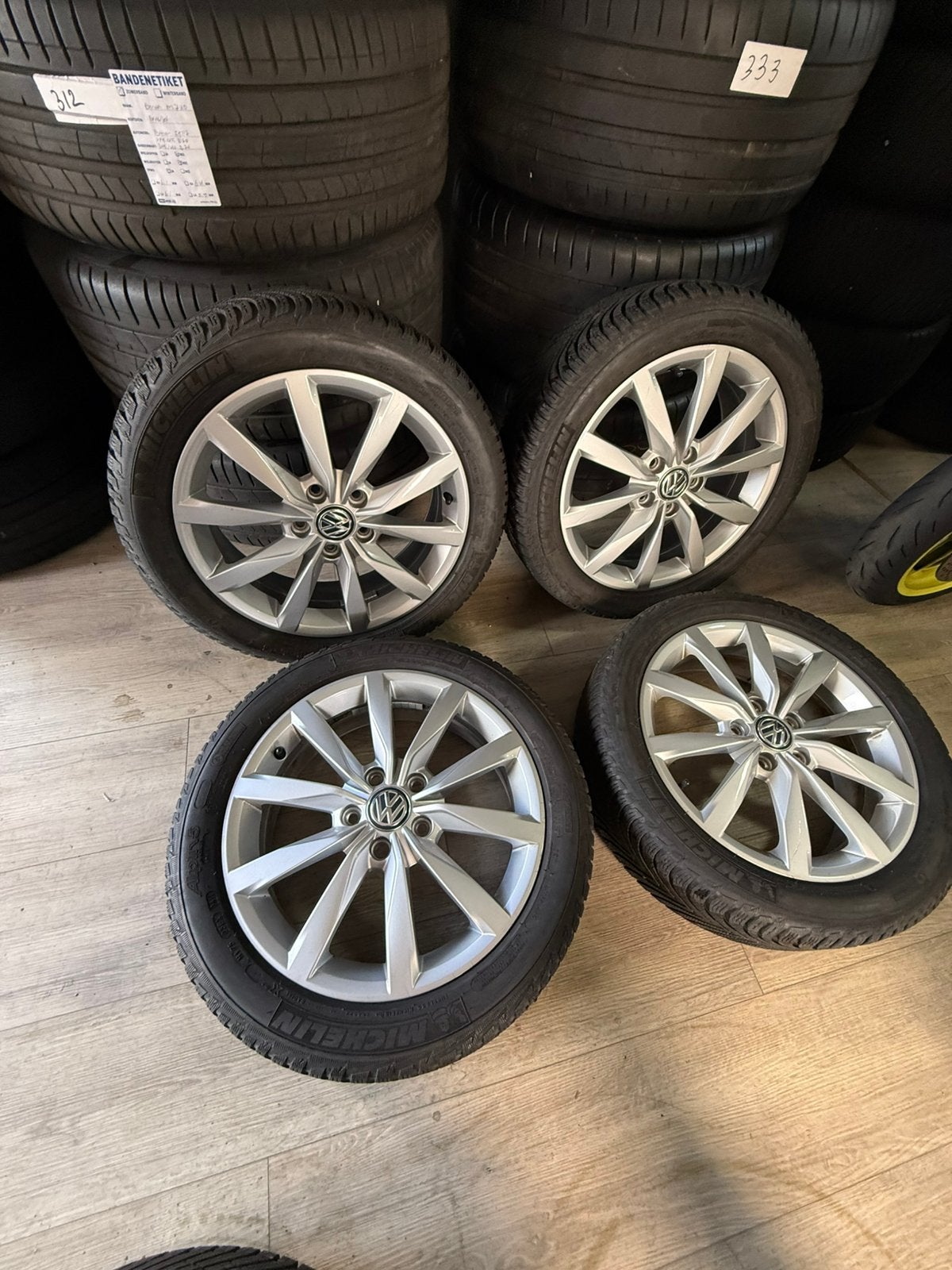 Vw dijon/golf/winter/5x112/origineel/57.1, ----, Banden en Velgen, 17 inch, Personenwagen