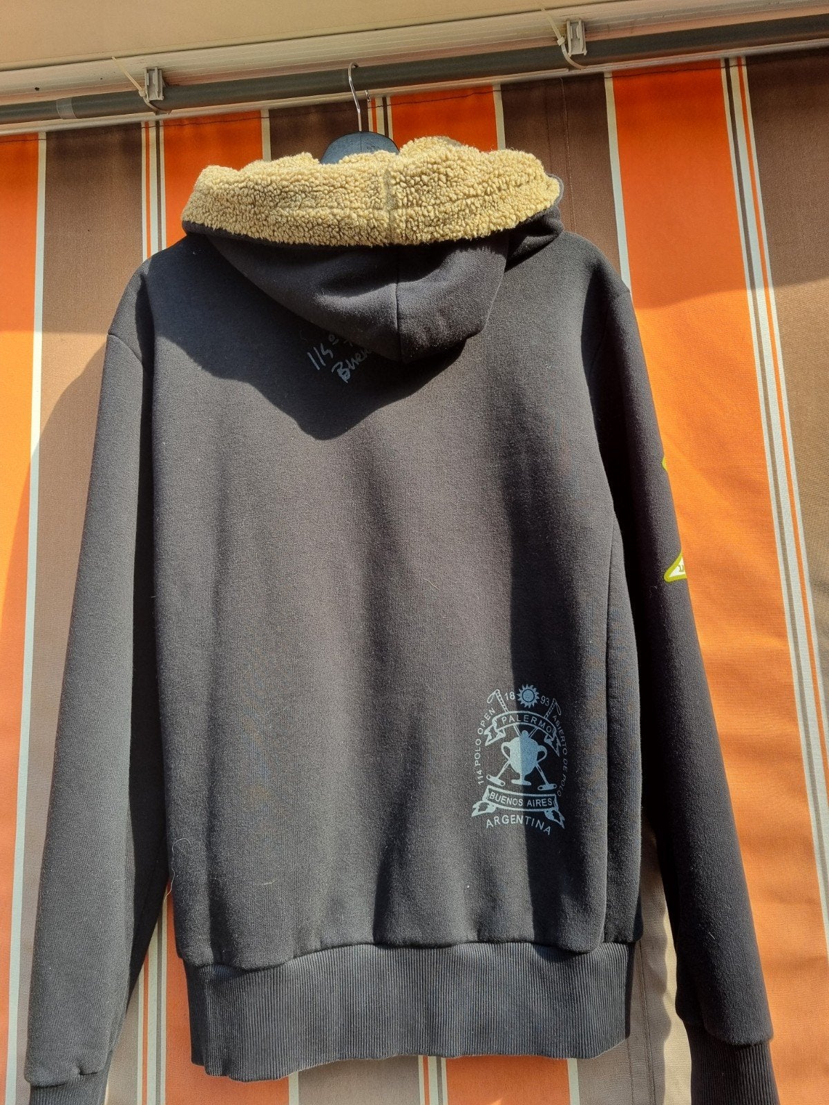 La Martina Jas met capuchon - Maat XL, Zwart, Maat 56/58 (XL), Ophalen of Verzenden, Gedragen