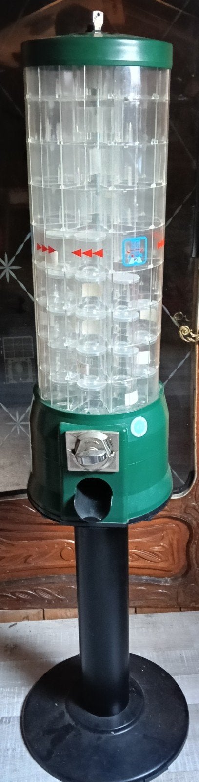 Snoepautomaat, Ophalen, Gebruikt