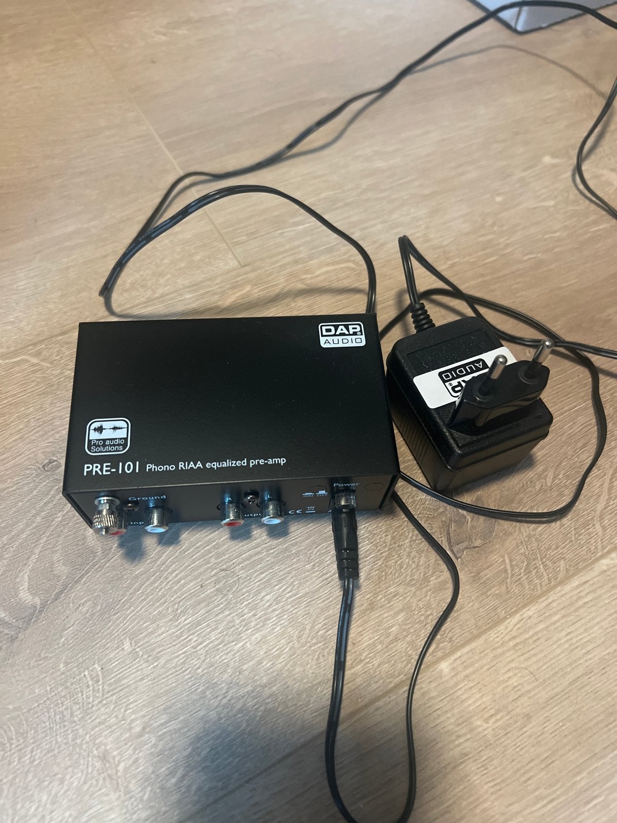 DAP Audio PRE-101 Phono RIAA voorversterker, Zo goed als nieuw, Ophalen, Overige merken, Minder dan 60 watt
