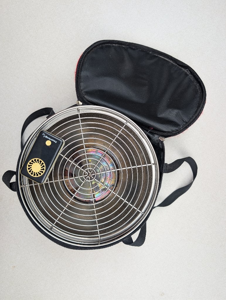 Vesuvio tafelbarbecue ZGAN, Ophalen of Verzenden, Zo goed als nieuw, Feuerdesign, Met accessoires