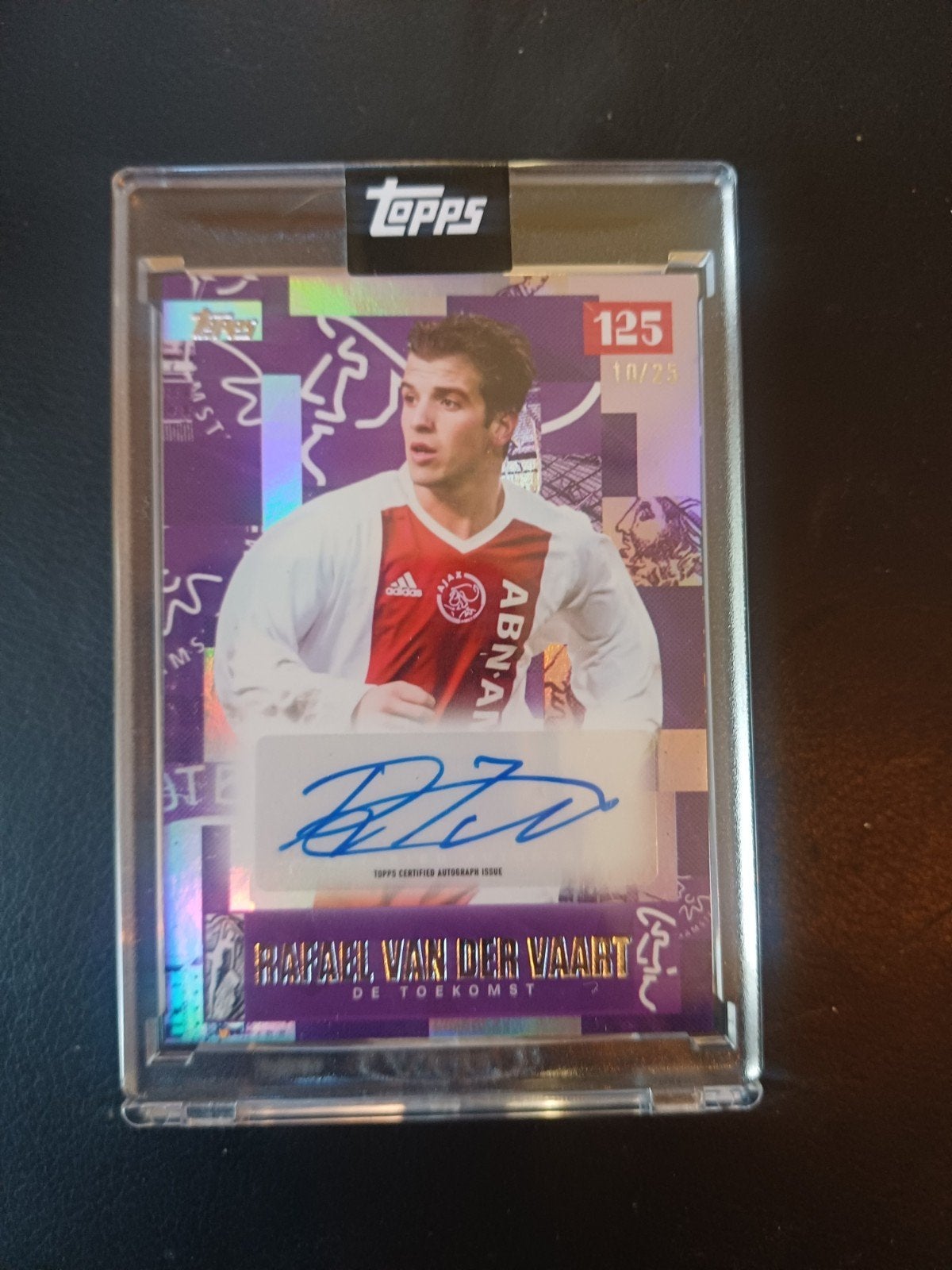 Rafael van der Vaart gesigneerde Topps kaart Ajax, Ophalen, Zo goed als nieuw, Ajax, Spelerskaart