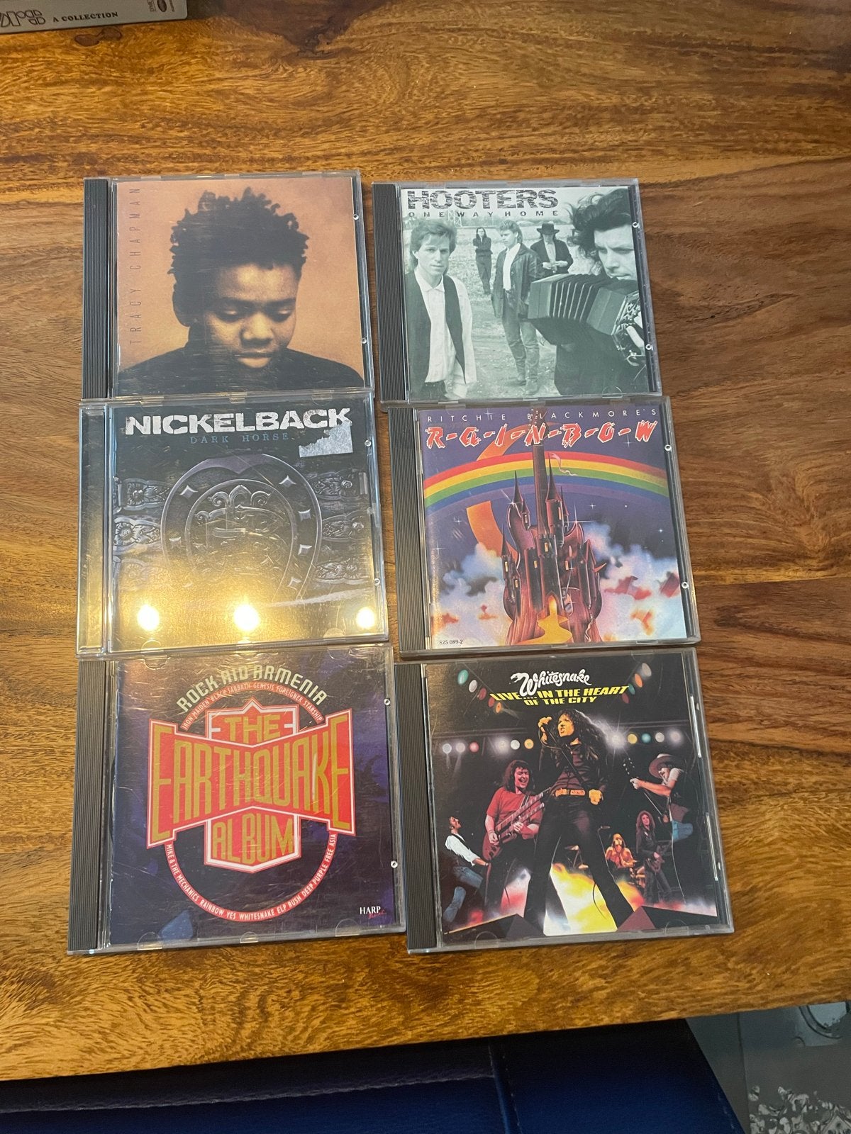 Diverse CD collectie: Tracy Chapman, Nickelback, Whitesnake, Ophalen of Verzenden, 1980 - 1989, Gebruikt