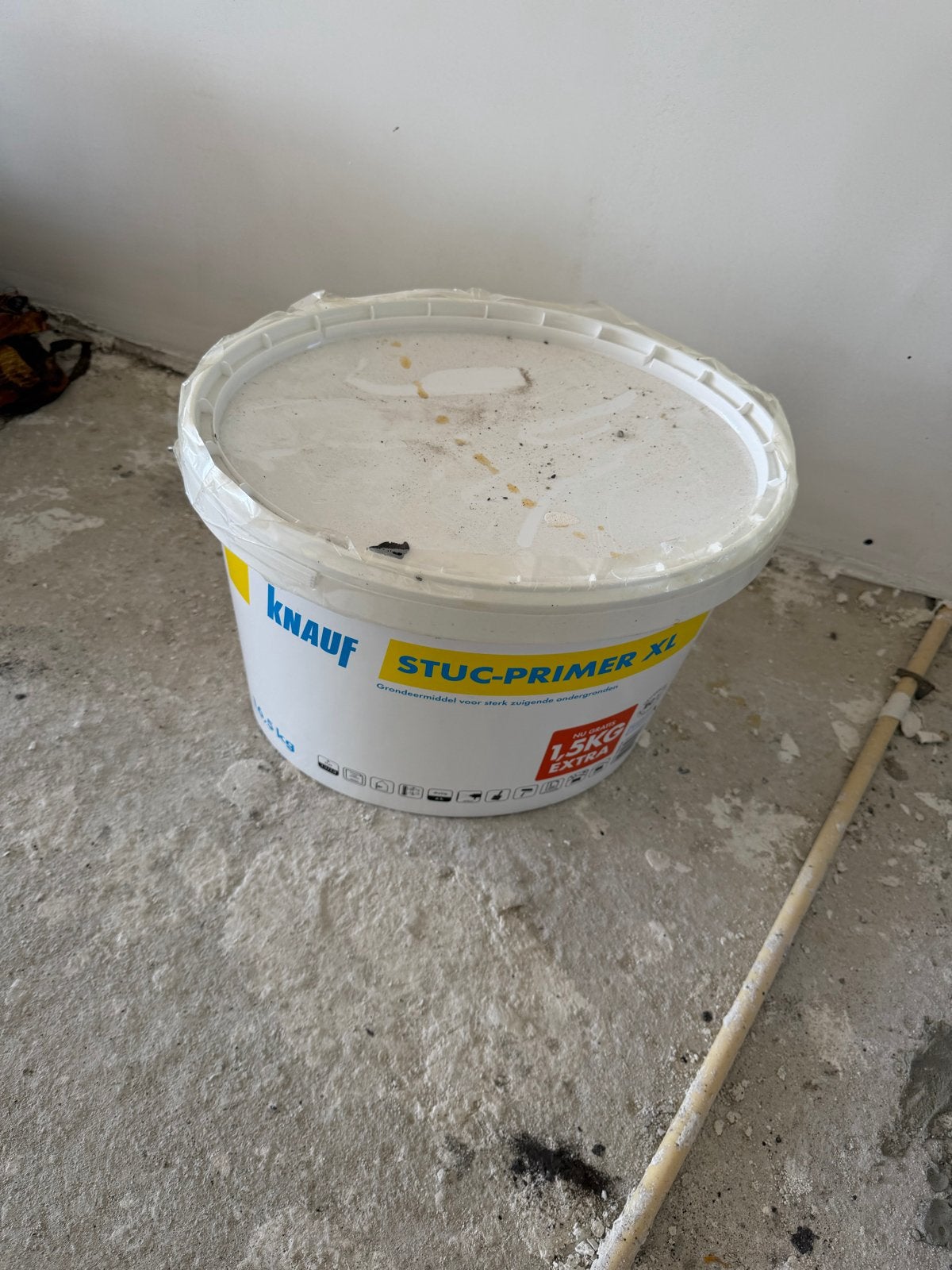 Knauf Stuc-Primer XL - Volle emmer voorstrijk, Ophalen, Wit, Nieuw, Verf