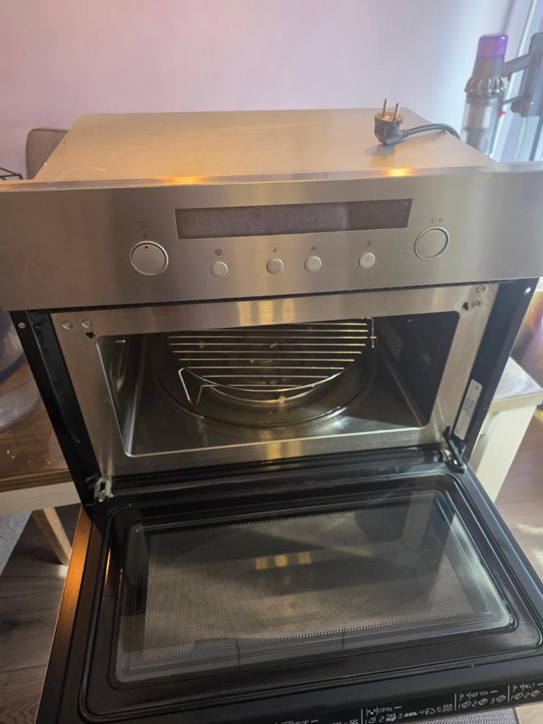 Whirlpool AMW 523/IX Inbouw Combimagnetron, Ophalen, Combimagnetron, Gebruikt, 60 cm of meer