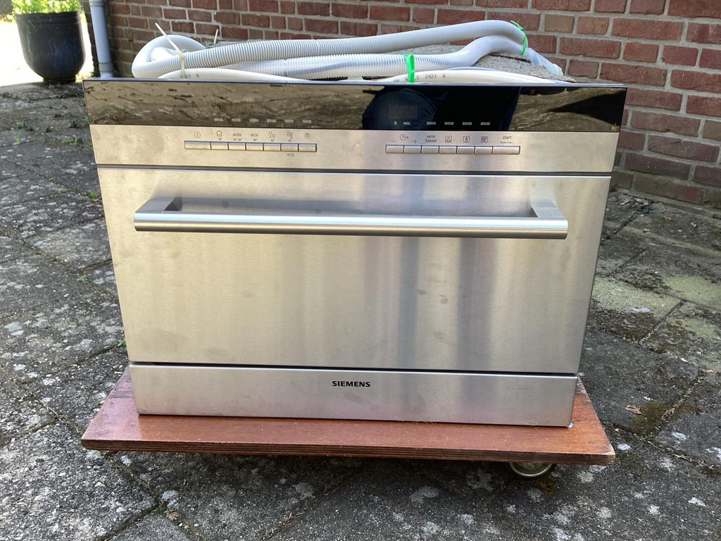 Siemens compacte vaatwasser SK76M530/05 - RVS, Witgoed en Apparatuur, Vaatwasmachines, Ophalen, Minder dan 85 cm, Tussenbouw, Minder dan 10 liter