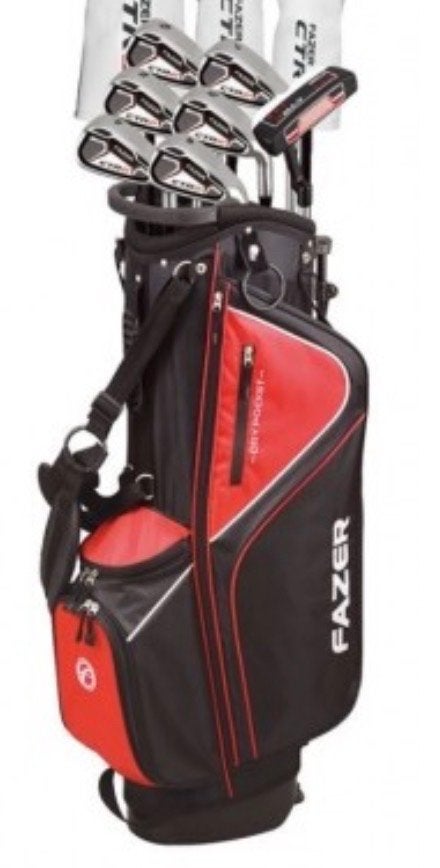 Fazer CTR21 Heren golfset, rechtshandig met regenhoes, Sport en Fitness, Golf, Ophalen of Verzenden, Gebruikt, Set, Overige merken
