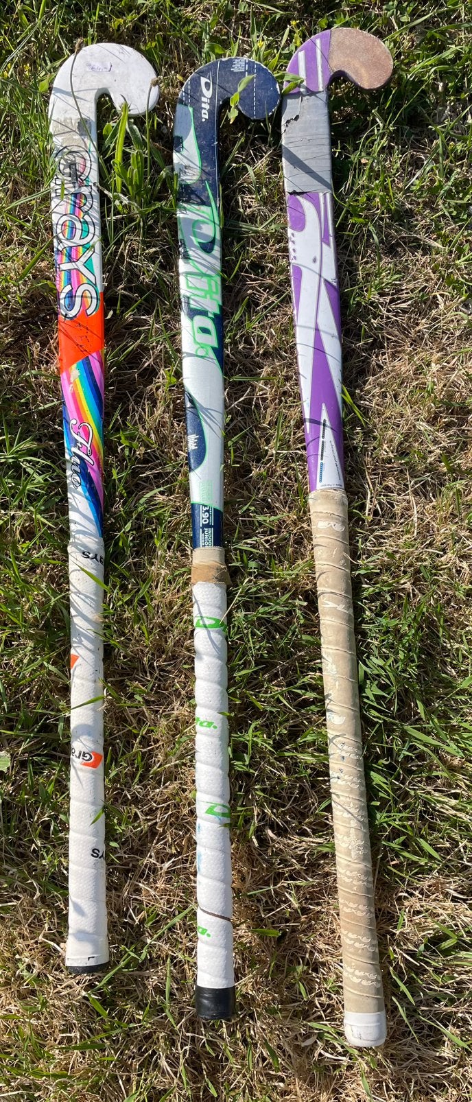 Zaalhockeystick glasfiber Dita Grays TK 33 34 36 inch paars, Ophalen of Verzenden, Zo goed als nieuw, Stick