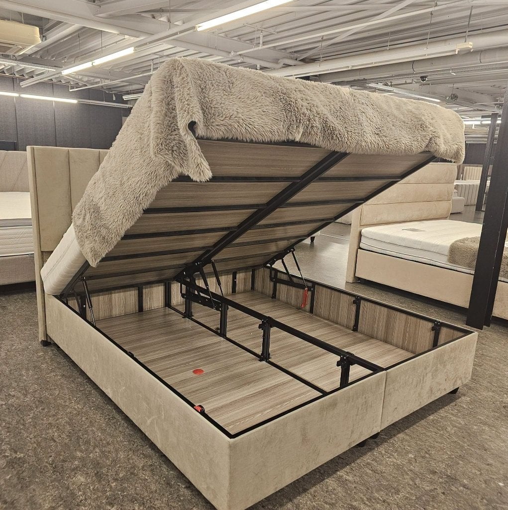 Top model BOXSPRING + GRATIS MATRAS alle maten zelfde actie, Meerkleurig, Ophalen of Verzenden, 180 cm, 200 cm
