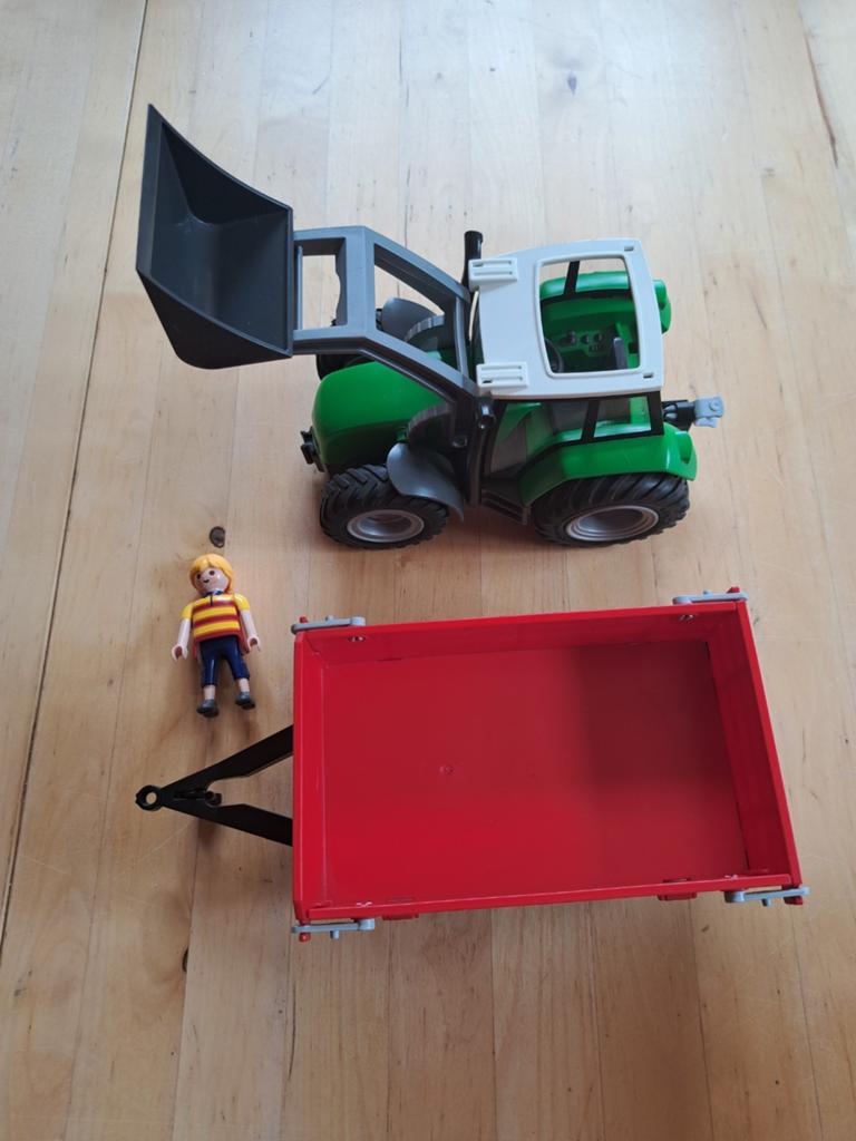 Playmobil traktor, Ophalen of Verzenden, Gebruikt