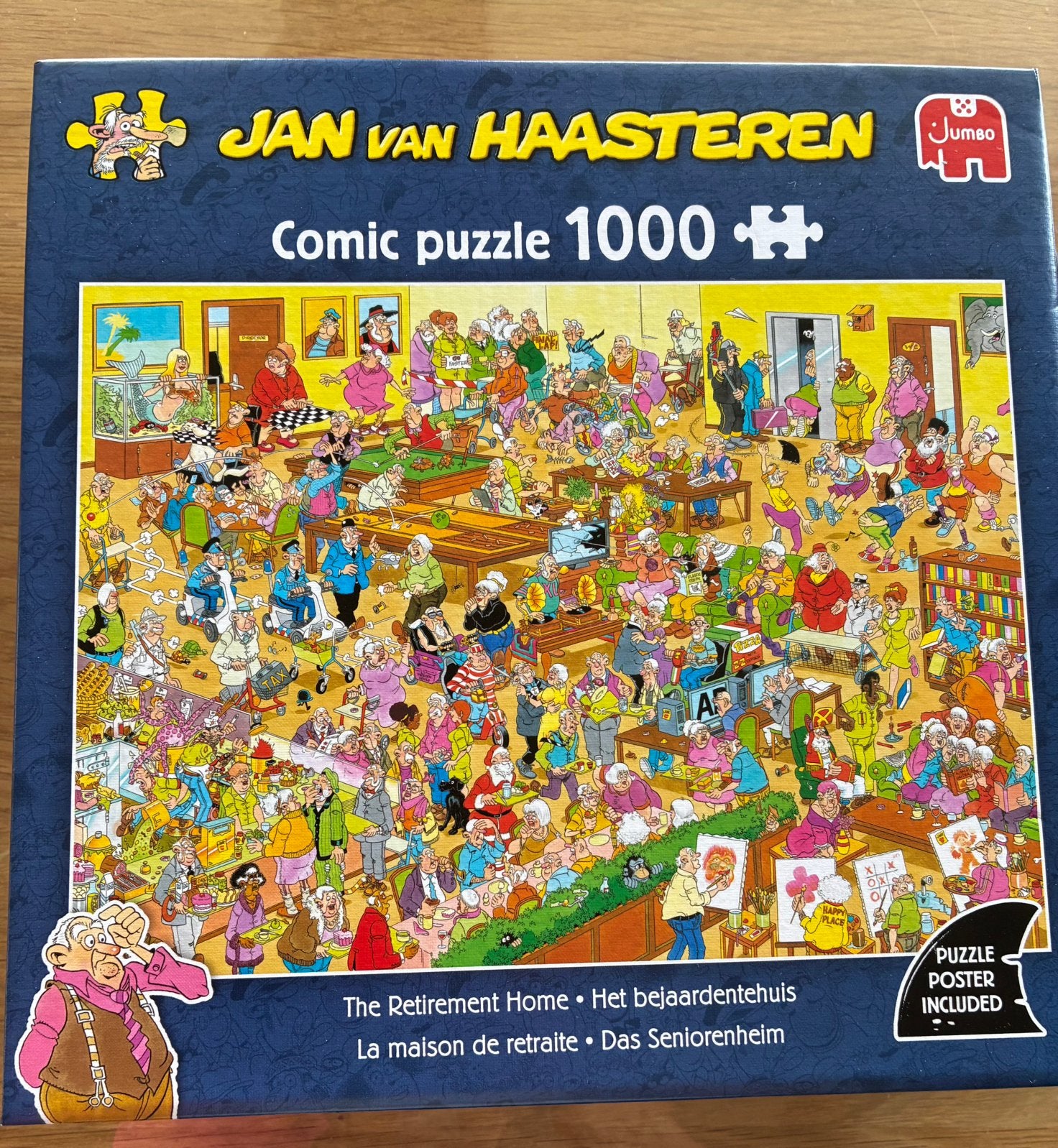 Jan van Haasteren  - Bejaardentehuis, Ophalen, 500 t/m 1500 stukjes, Zo goed als nieuw, Legpuzzel