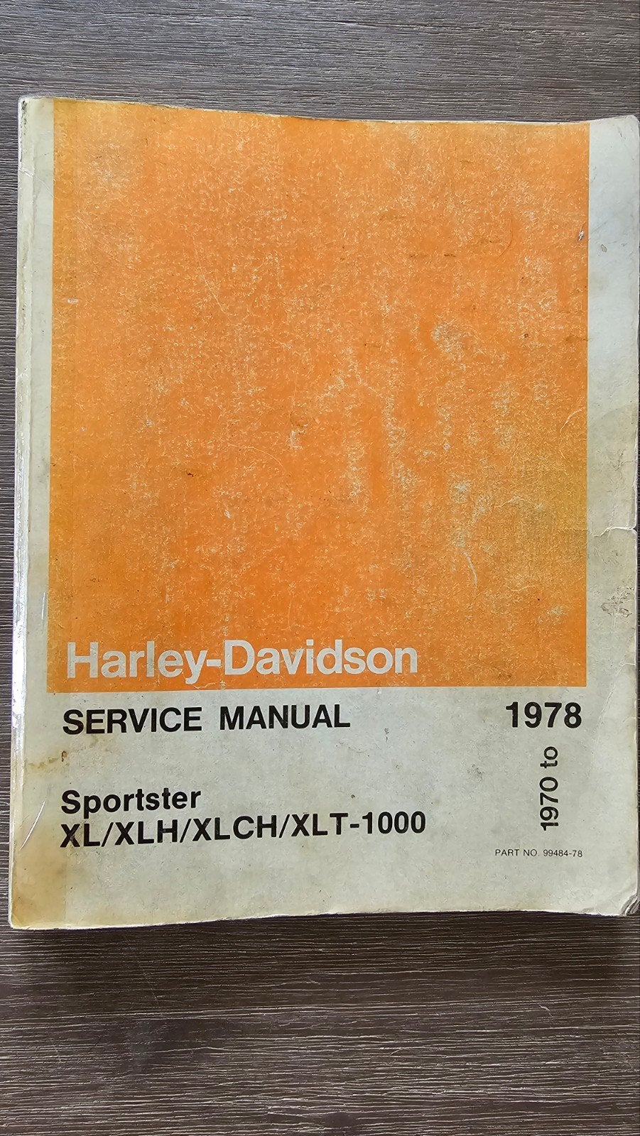 Harley-Davidson Sportster Service Manual 1970-1978, Ophalen of Verzenden, Harley-Davidson of Buell