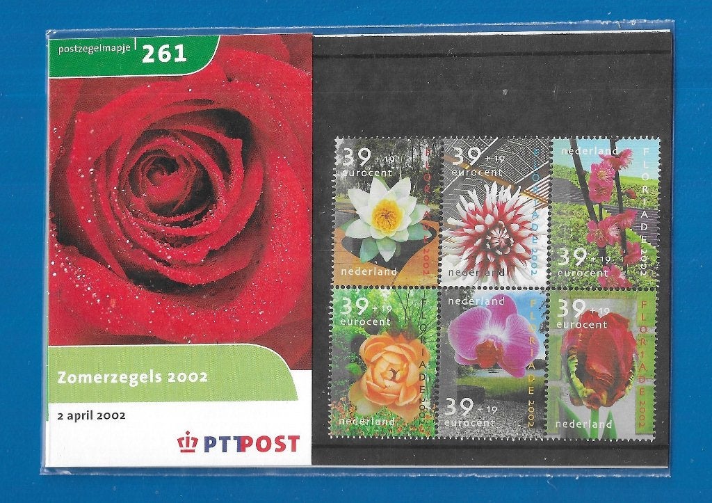 Postzegelmapje 261 - Zomerzegels 2002, Postzegels en Munten, Verzenden, Na 1940, Postfris