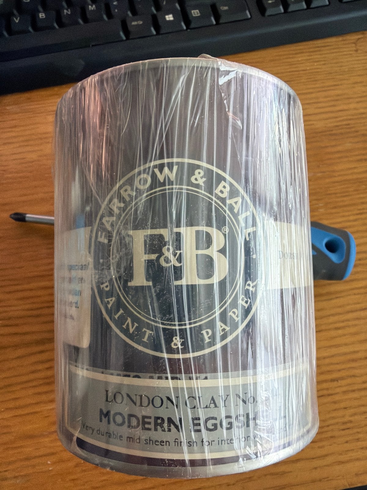 Farrow & Ball London Clay 244 Verf 750 ml, Bruin, Nieuw, Ophalen of Verzenden, Verf