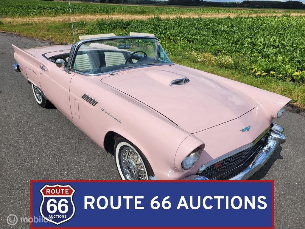 Ford Thunderbird | 1957 | Route 66 Auctions, Auto's, Overige carrosserieën, Zwart, Bedrijf, Handgeschakeld