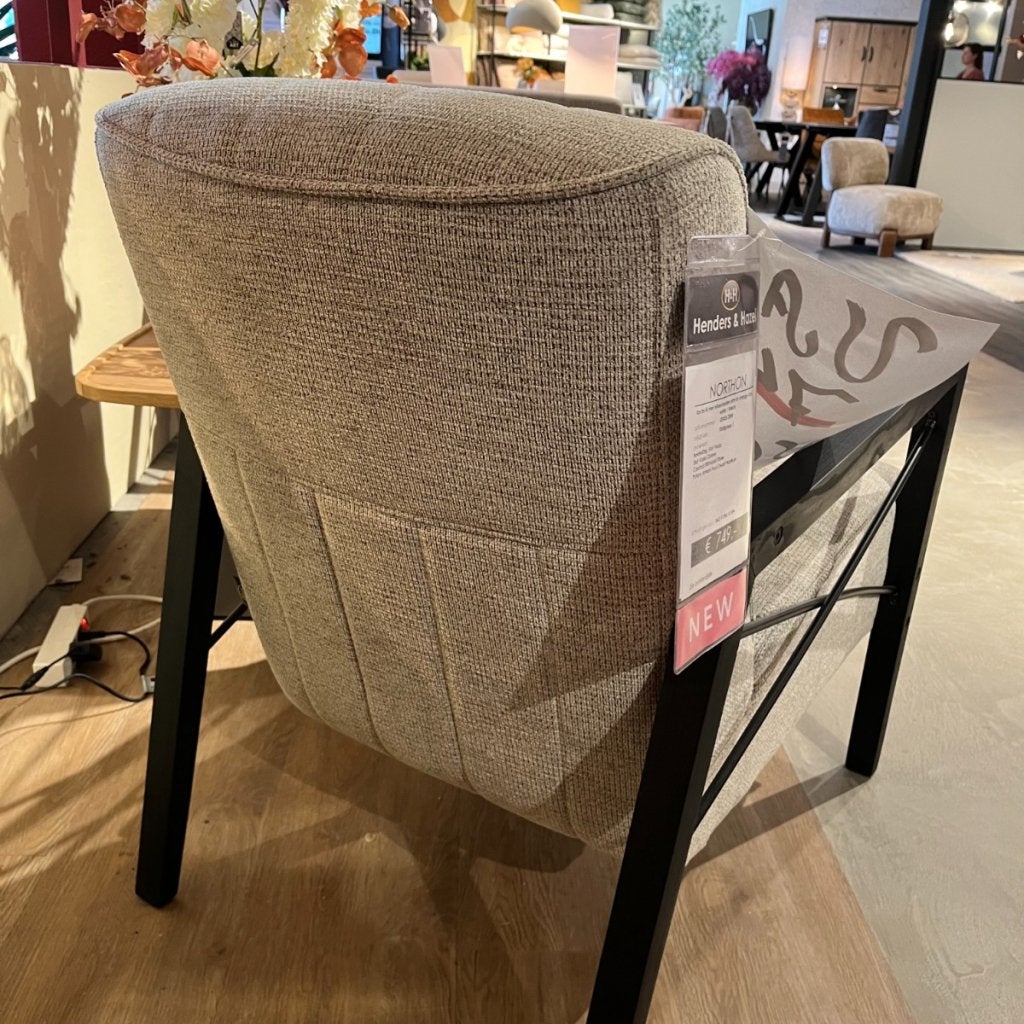 Northon Fauteuil Vada Creme - Henders & Hazel, Niet ingevuld, Niet ingevuld, Niet ingevuld