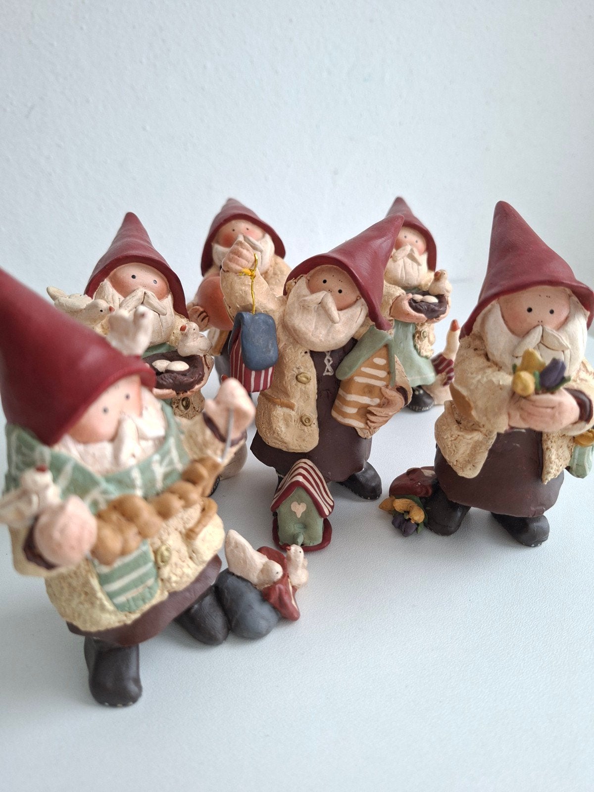 Annekabouke kabouter verzameling - ca. 10 cm hoog, Ophalen of Verzenden, Zo goed als nieuw