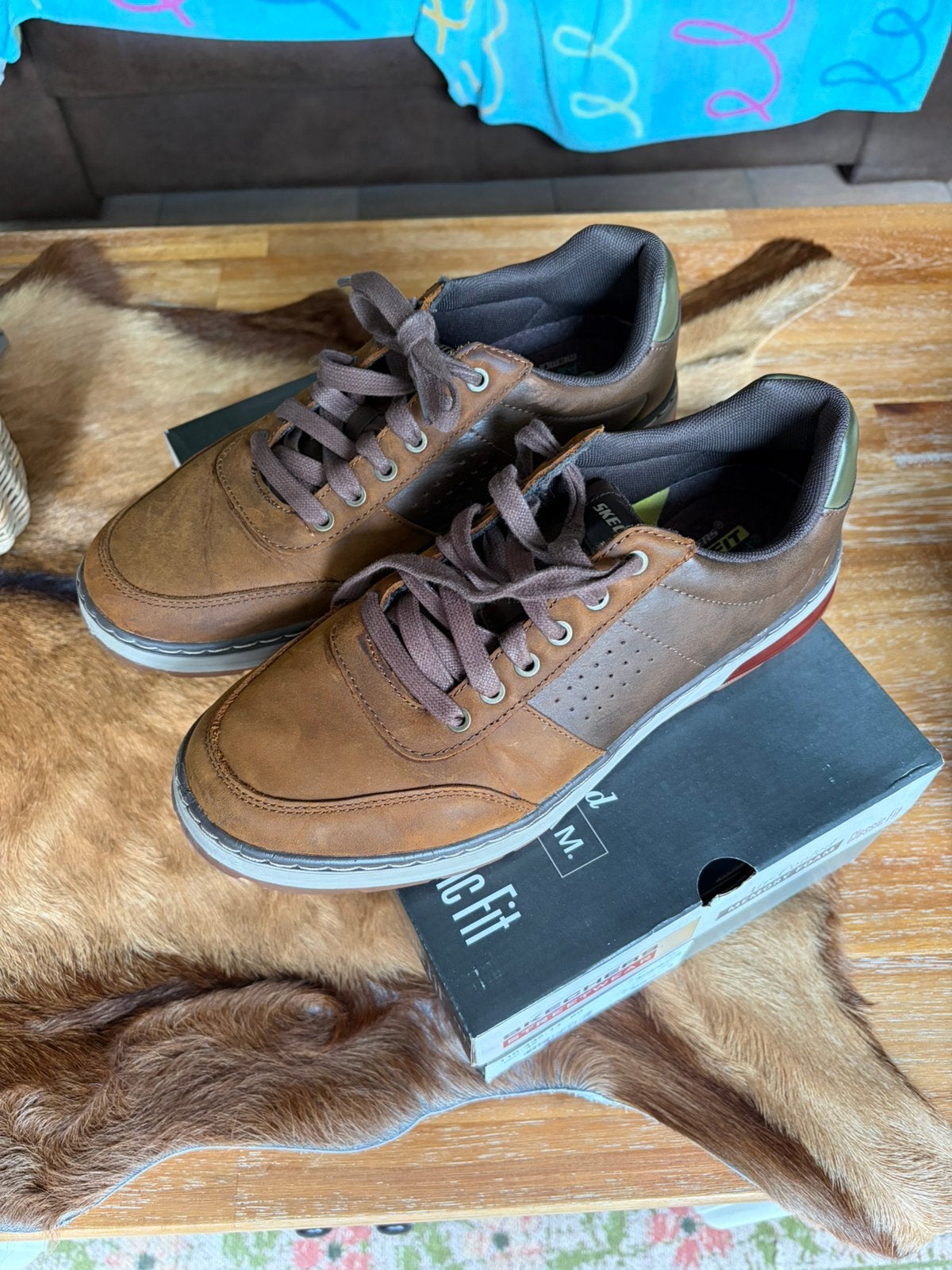 Voor een prikkie in nieuwstaat SKECHERS AIR COOLE maat 42, Ophalen of Verzenden, Zo goed als nieuw, Bruin