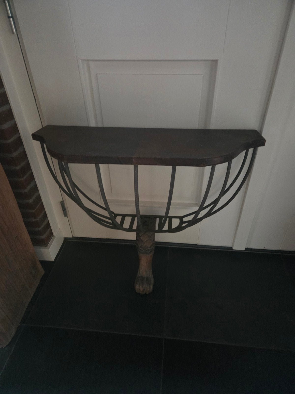 Stoere Hoffz wandtafel – sober landelijk smeedijzer en hout, Ophalen, 50 tot 100 cm, Nieuw, Hoffz