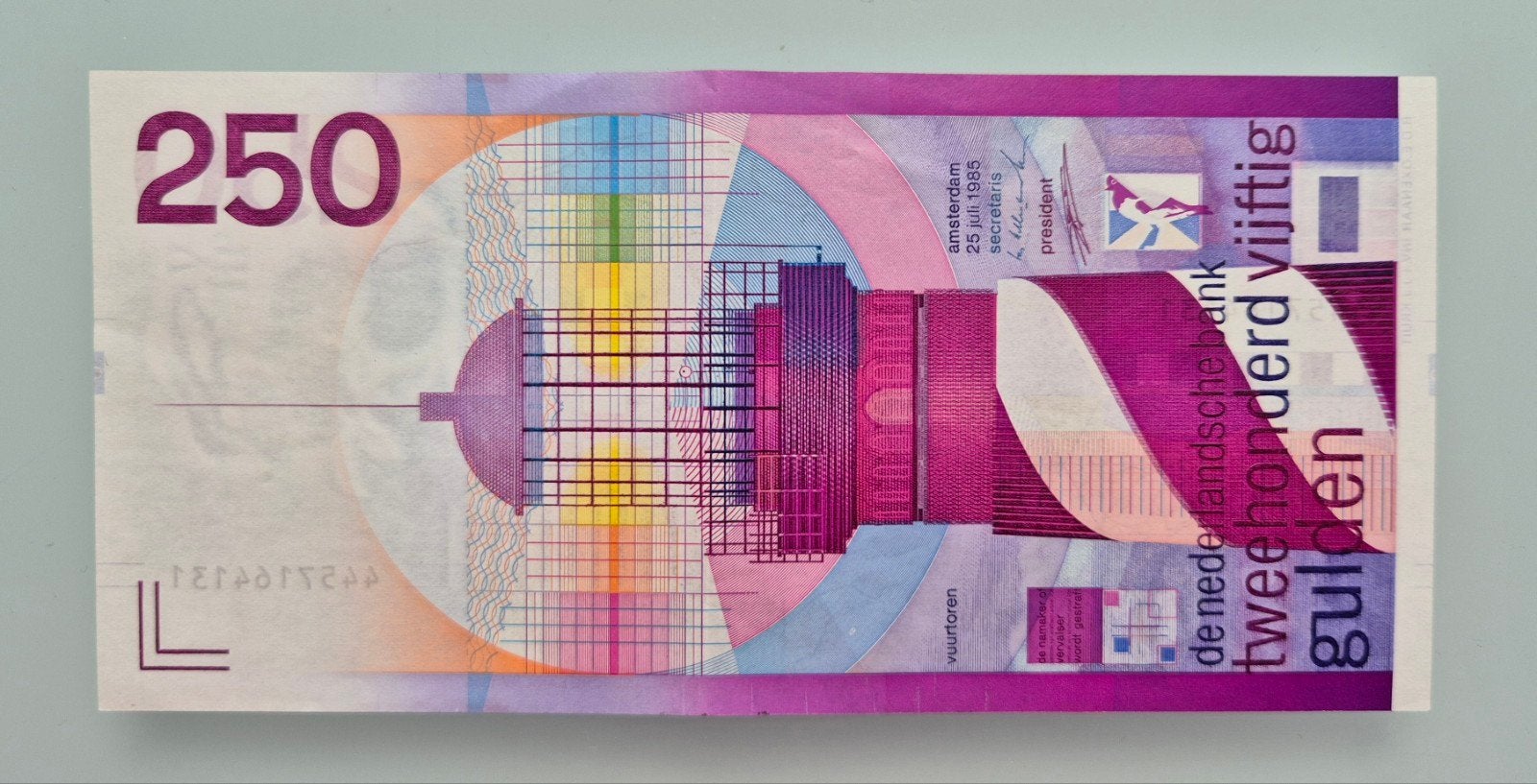 Bankbiljet Nederland - 250 gulden Vuurtoren - supermooi, Postzegels en Munten, Bankbiljetten | Nederland, Ophalen of Verzenden