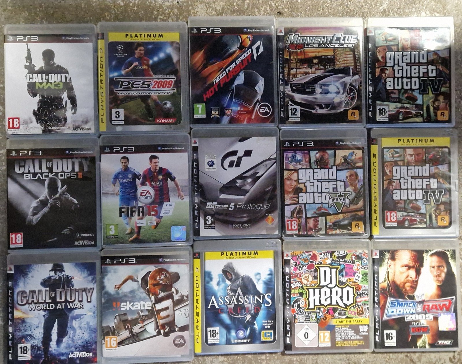 Grote collectie ps3 spellen te koop., 1 speler, Ophalen, Gebruikt, Vanaf 18 jaar