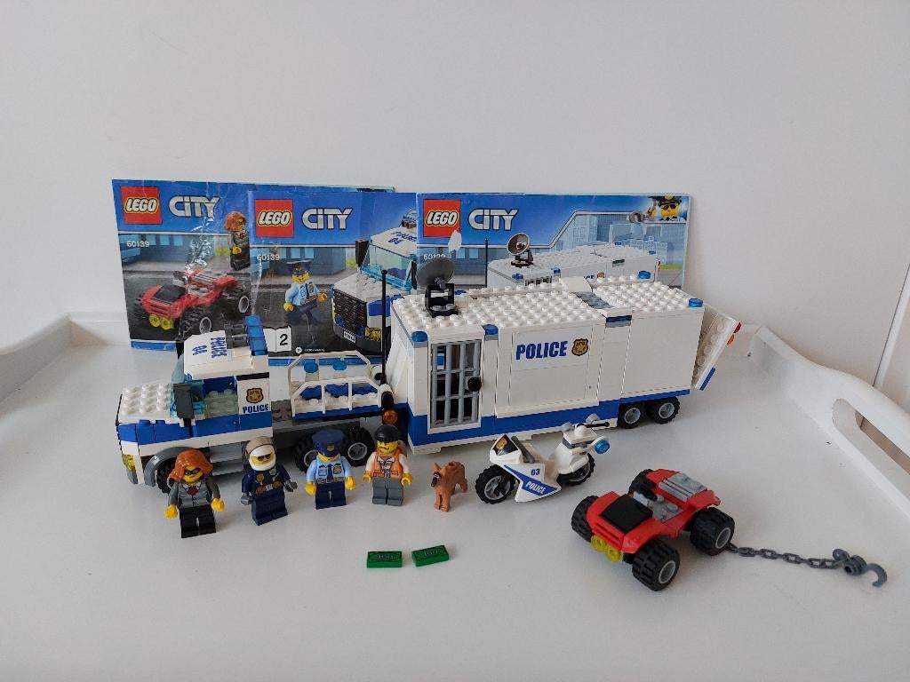 Lego City 60139 Mobile Command Center / mobiel commando, Compleet, City, Gebruikte blokjes met nopjes, Lego