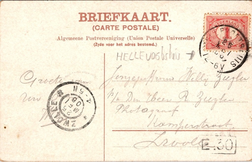 Hellevoetsluis - 11 oude ansichtkaarten, Verzamelen, Verzenden, 1960 tot 1980, Gelopen, Zuid-Holland