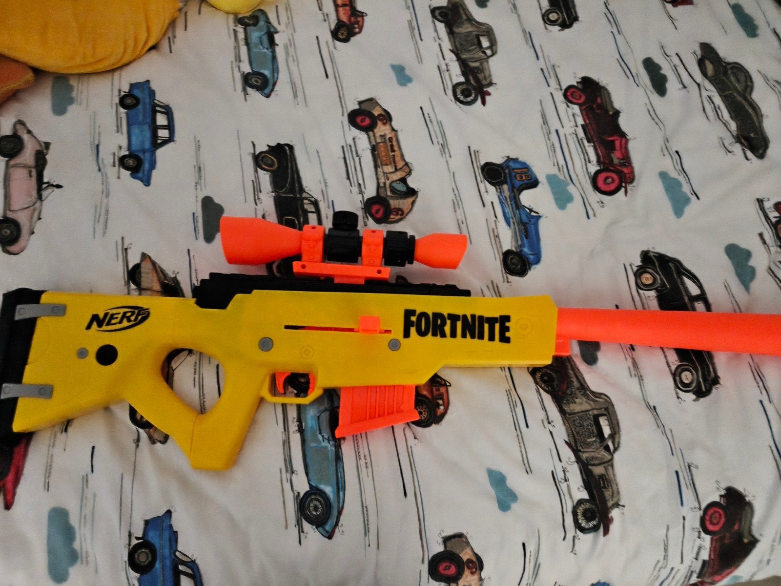 Fortnite Nerf Sniper Gun - Compleet en Goed Werkend, Ophalen of Verzenden, Gebruikt, Jongen of Meisje