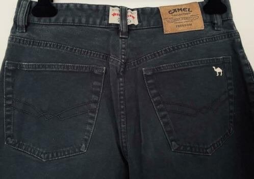 Camel zwarte jeans maar 32/36 [vm], Kleding | Heren, Ophalen of Verzenden, Zo goed als nieuw, Zwart, W32 (confectie 46) of kleiner