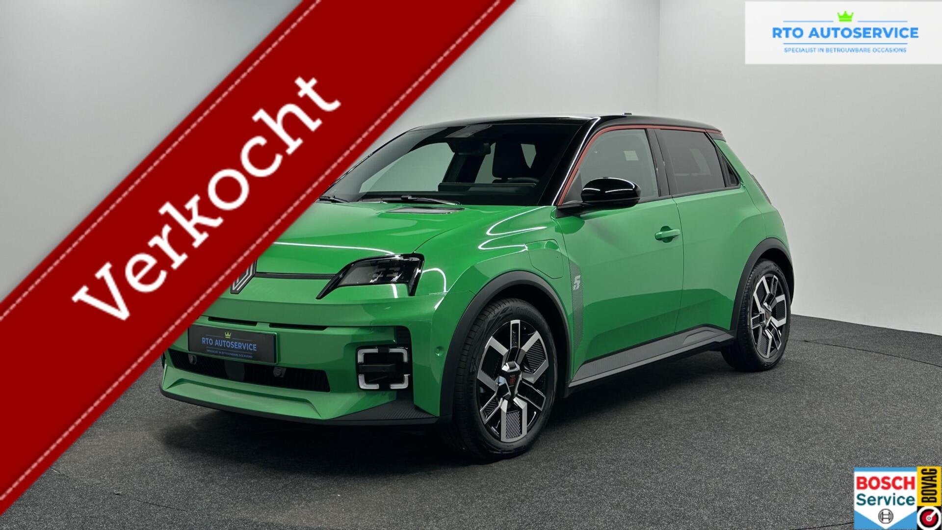 Renault 5 comfort range techno 52 kWh CAMERA CARPLAY ADAPTIE, Auto's, Stof, Gebruikt, 150 pk, 500 kg