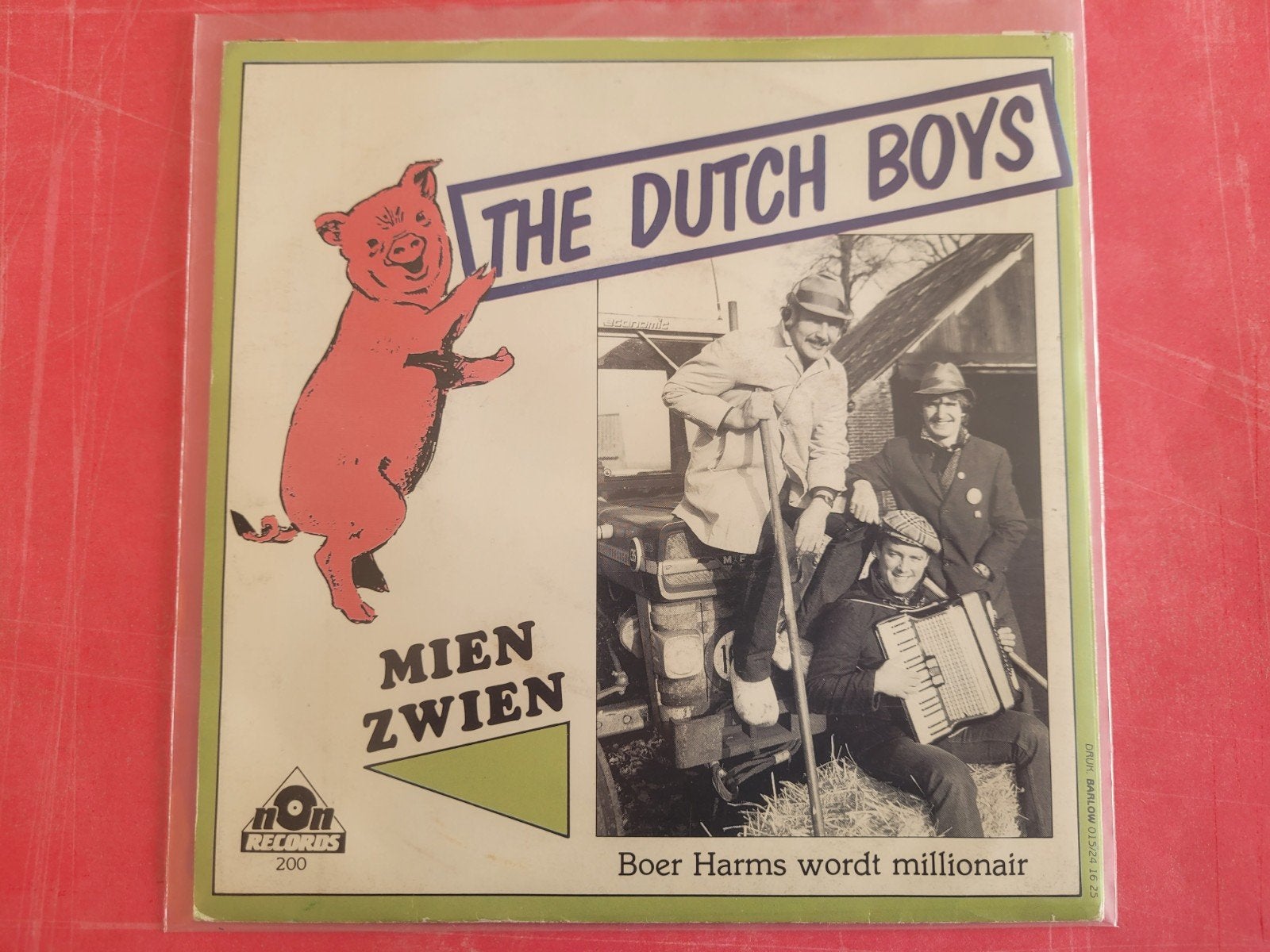 The Dutch Boys - Mien zwien - Boer Harms wordt millionair, Ophalen, Zo goed als nieuw, Overige formaten, Levenslied of Smartlap