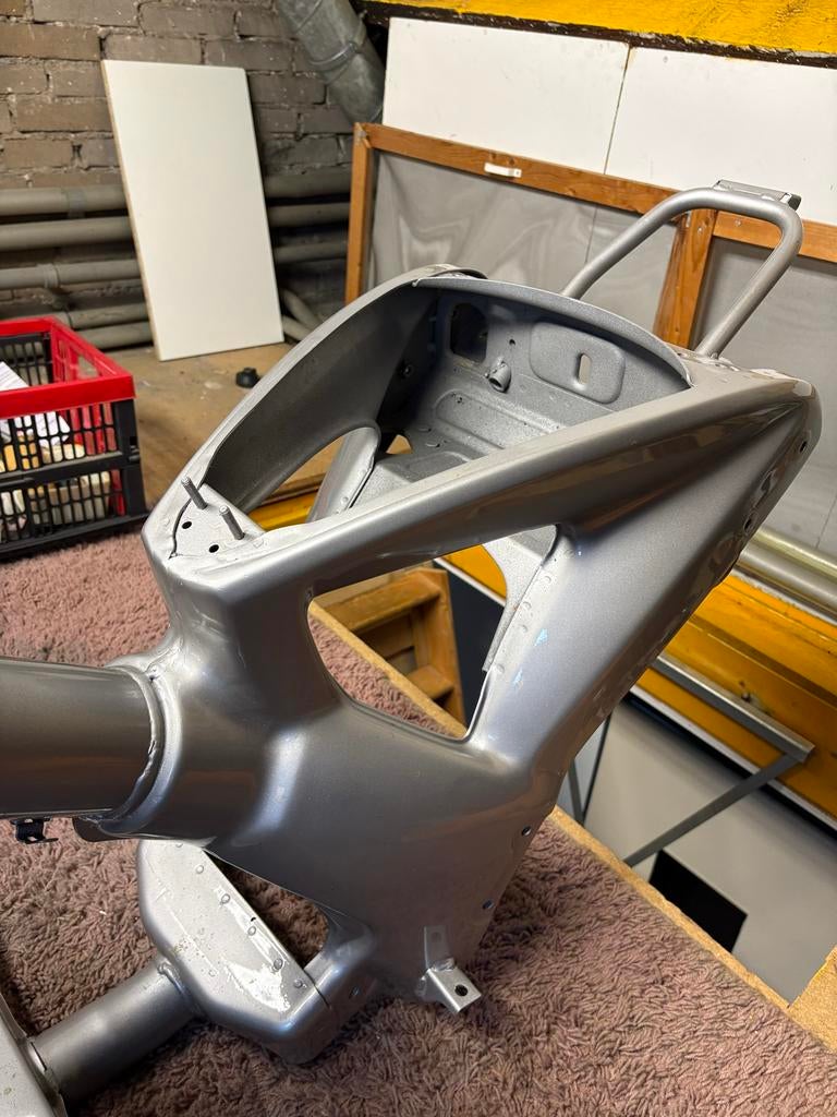 Frame Gilera Ice, gespoten en met kenteken, Fietsen en Brommers, Ophalen, Gebruikt, Frame