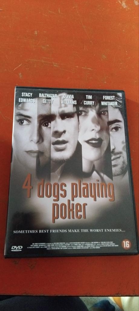 4 Dogs Playing Poker DVD - Misdaad Thriller, Vanaf 16 jaar, Ophalen of Verzenden, Gebruikt, Maffia en Misdaad