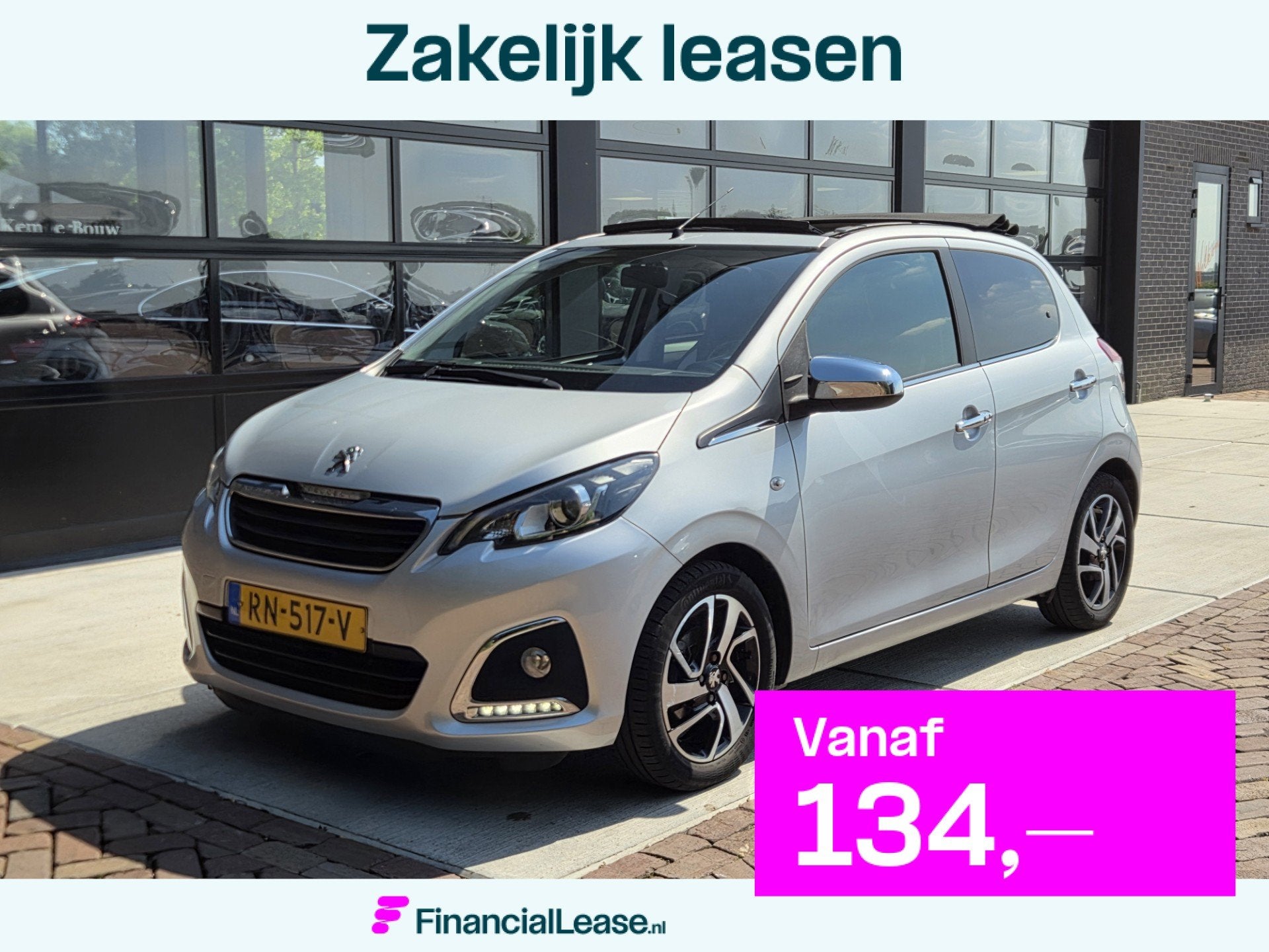 Peugeot 108 1.0 e-VTi Allure TOP! | Cabrio | Clima | Camera, Voorwielaandrijving, Stof, Gebruikt, 4 stoelen