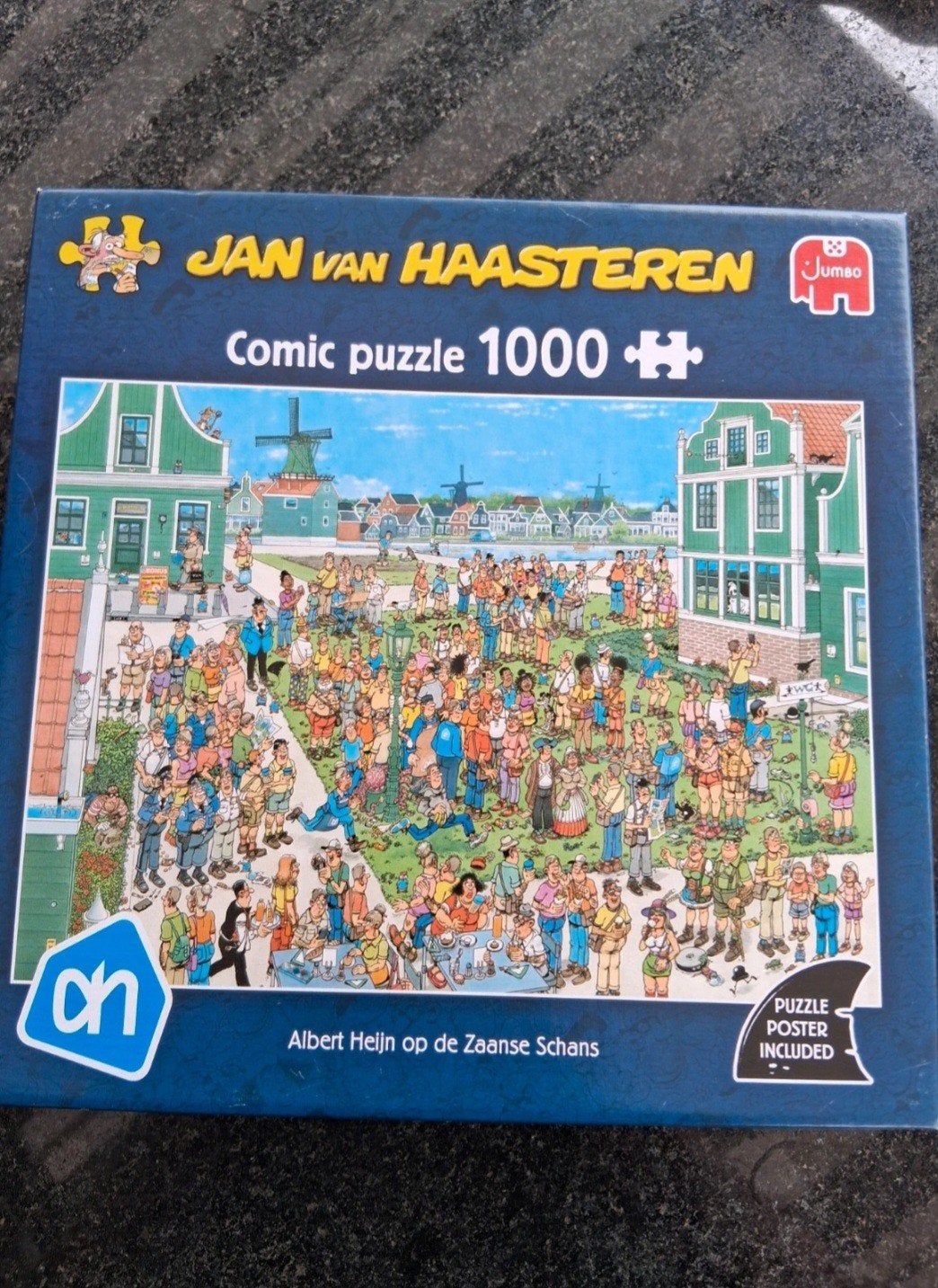 Jan van Haasteren puzzel "Albert Heijn op de Zaanse Schans"