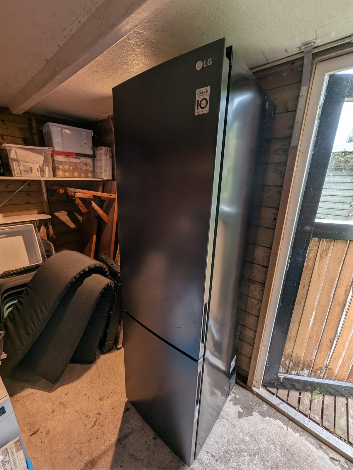 Koelvriescombinatie LG, Ophalen, Gebruikt, 200 liter of meer, Met aparte vriezer