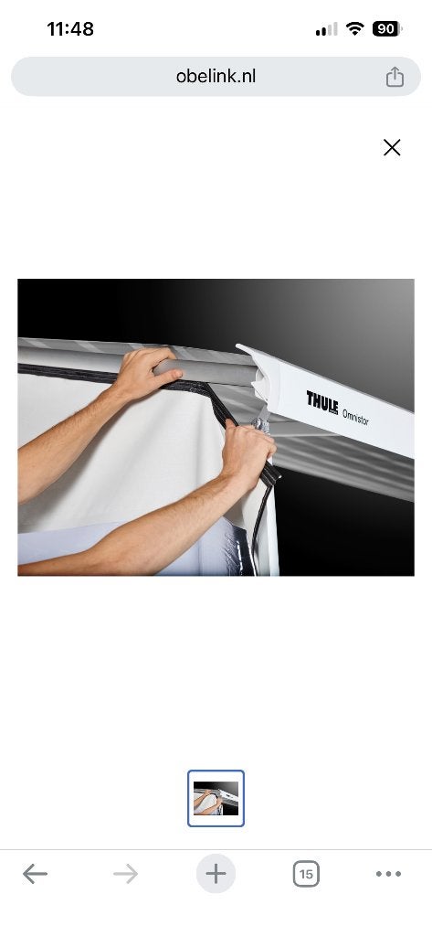Thule rafter, Caravans en Kamperen, Caravan accessoires, Ophalen of Verzenden, Gebruikt