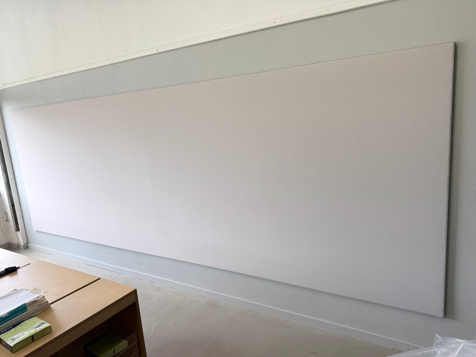 Geluidsdempend akoestisch scherm grijs 4,8 x 1,6 meter, Ophalen, Zo goed als nieuw, Grijs, 200 cm of meer