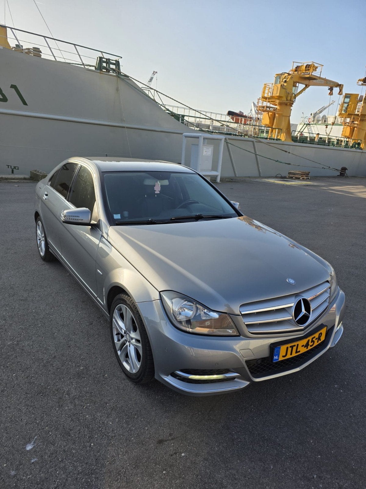 Mercedes-Benz C-Klasse C200cdi BE Aut7 2011 Grijs, Auto's, Mercedes-Benz, Automaat, 1800 kg, 4 cilinders, Diesel