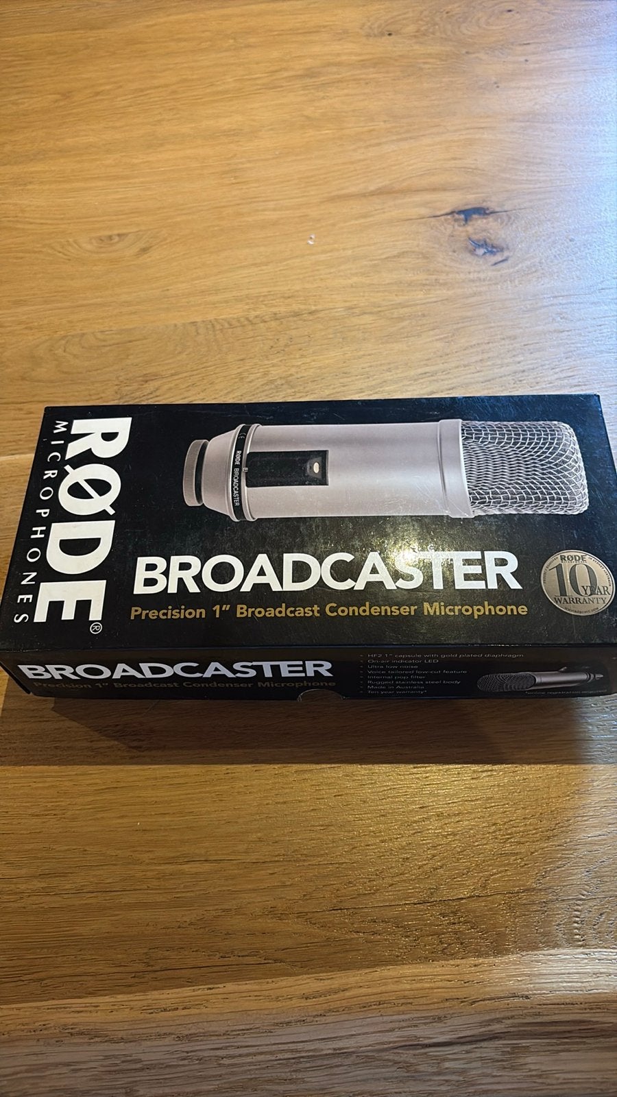 Rode Broadcaster condensator microfoon - Nieuw in verpakking, Ophalen of Verzenden, Nieuw, Studiomicrofoon