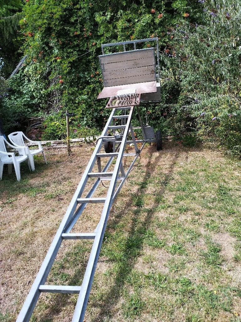 Bouwlift, Ophalen, Gebruikt