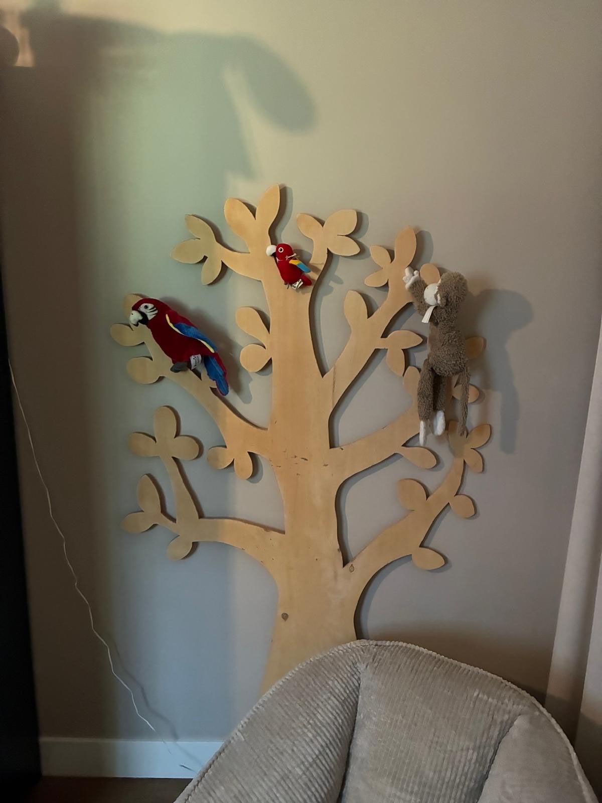 Houten boom wanddecoratie voor kinderkamer, Ophalen, Gebruikt, Overige merken, Bruin