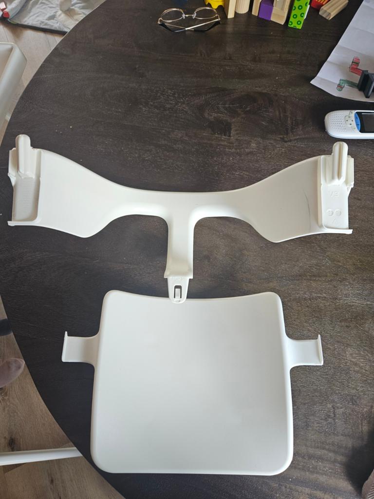 Stokke Tripp Trapp Baby Set (wit), Ophalen, Gebruikt, Overige typen, Aanschuifbaar