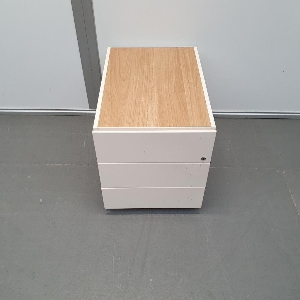 Gispen ladekast - 49x42x60 cm bureauladekast, Huis en Inrichting, Gebruikt, 5 laden of meer, Ophalen of Verzenden, Minder dan 100 cm