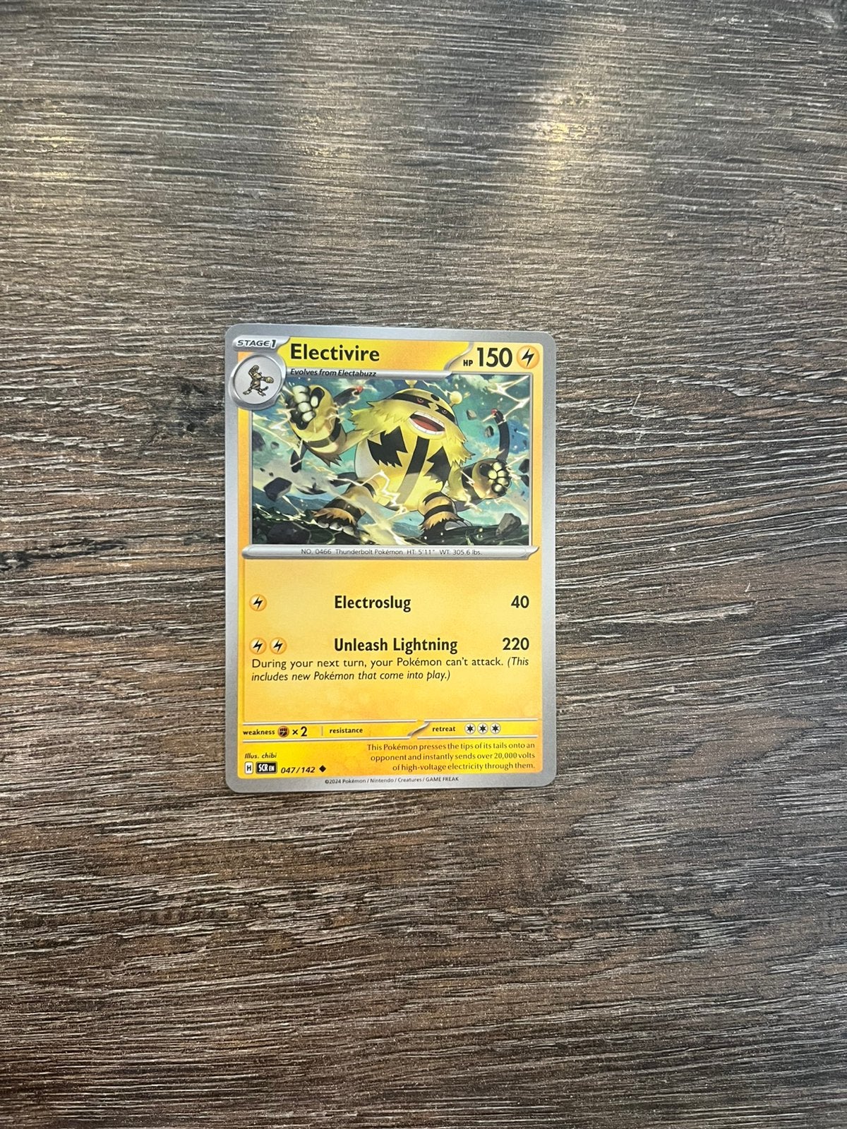 Electivire SCR 047/142, Ophalen of Verzenden, Zo goed als nieuw