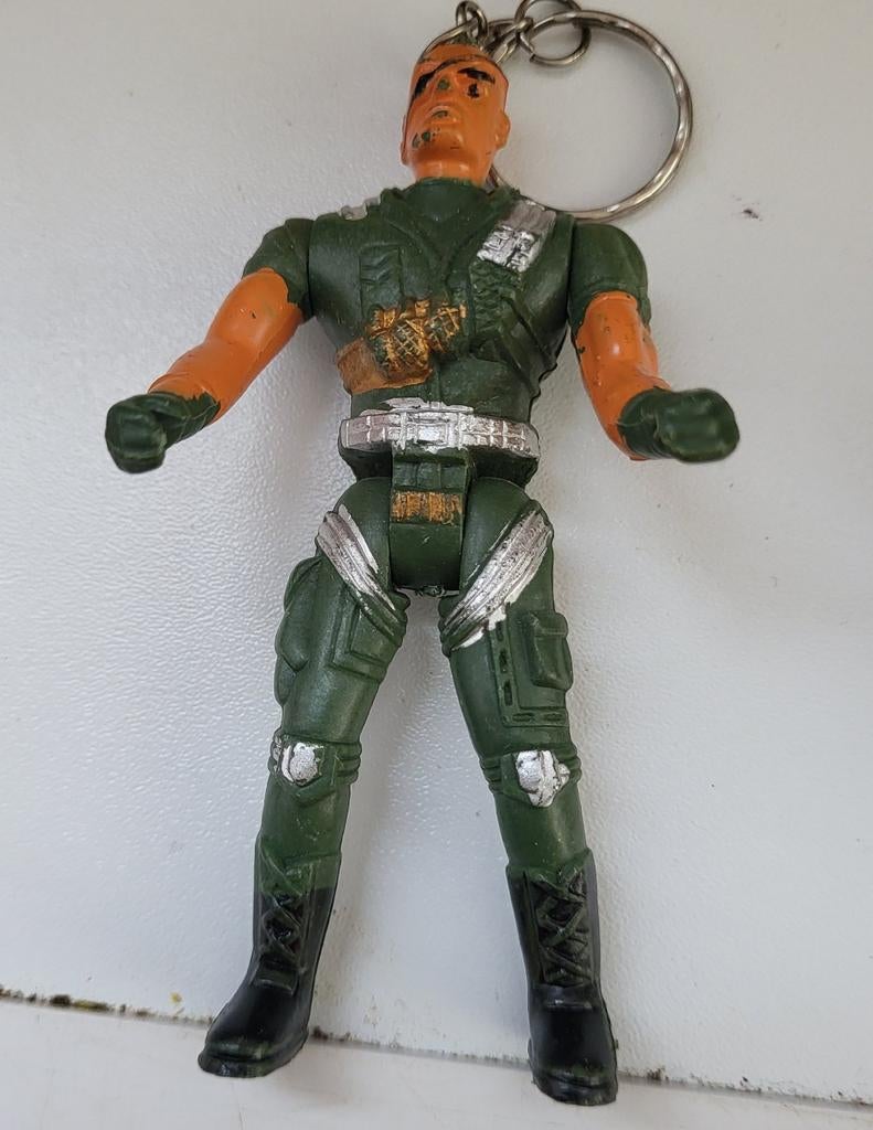Sleutelhanger soldaat figuur - Gebruikt, Ophalen of Verzenden, Gebruikt, Knuffel of Figuurtje