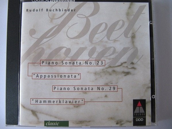 Beethoven - Piano sonates 23 + 29 - Rudolf Buchbinder, Ophalen of Verzenden, Zo goed als nieuw, Classicisme, Pianomuziek