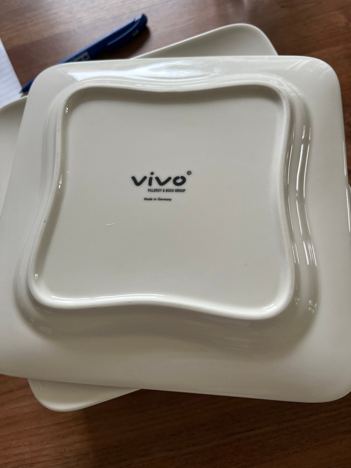 8 Vivo Villeroy & Boch ontbijtborden, Ophalen of Verzenden, Gebruikt, Vivo, Bord(en)