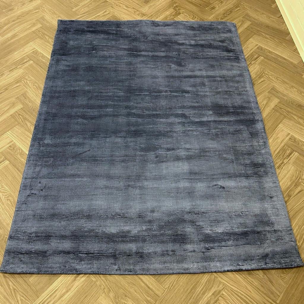 Vloerkleed Brinker Carpets Oyster Navy Blauw - 240x340cm, Huis en Inrichting, Stoffering | Tapijten en Kleden, Blauw, 200 cm of meer